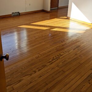 new hardwood floor shiny finish ephrata pa contractor